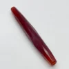 Agate rouge olive facettée