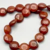 Agate rouge disque