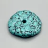Donuts turquoise reconstituée résiné brut
